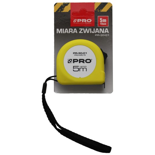 Zvinovací meter 5 m x 19 mm meracie pásmo PR-30-01 PRO