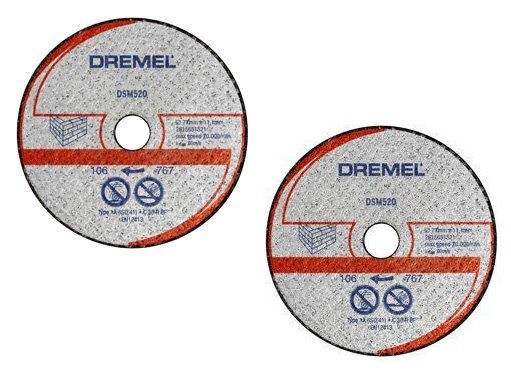 Kamenný kotúč Dremel DSM520 2 ks pre DSM20