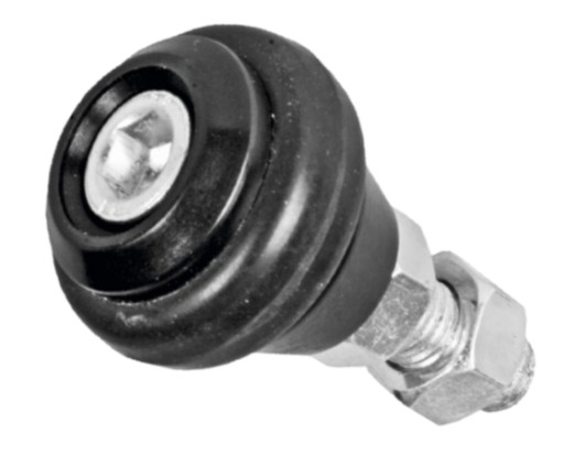 Vodiaca kladka pre posuvnú bránu, priemer 42 mm, pogumovaný závit M12