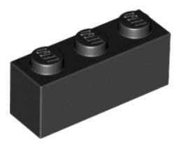 LEGO BEAM 1X3 ČIERNA ČÍSLO 3622 PRE 1 KS