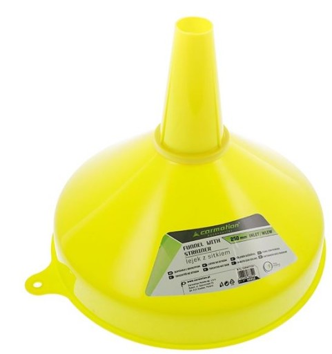 VTIPNÉ NA TEKUTINY, PALIVO, OLEJ S VEĽKÝM SITOM, 25CM