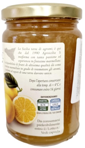 Citrónový džem Citrón zo Syrakúz - PRÍCHUŤ SICÍLIE 360 gr