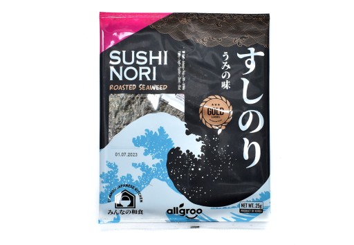 Nori Gold sushi riasa 10 Allgroo obliečok 25g