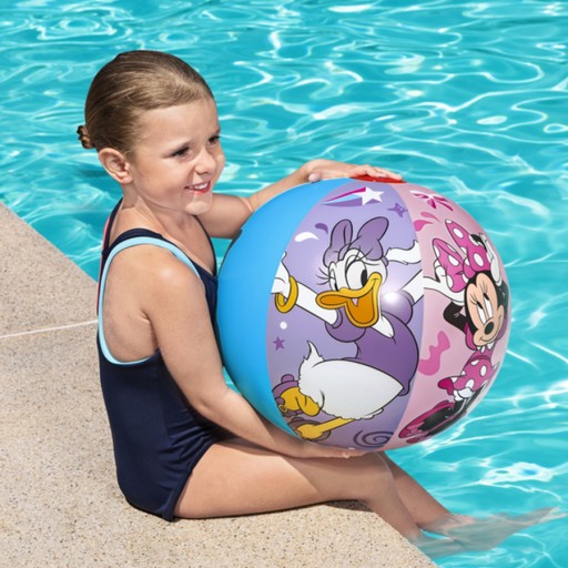 NAFUKOVACÍ VODNÁ PLÁŽOVÁ LOPTA PRE DETI DISNEY JUNIOR 51CM BESTWAY 91098