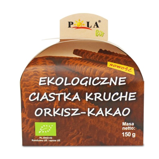 Bio špaldové kakaové sušienky 150 G - Pola