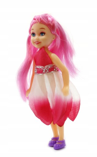 BÁBIKA + ZRKADLO 14cm MINI BÁBIKA S RÔZNYM OBLEČENÍM