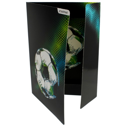 ŠKOLSKÁ BROŽÚRA A4 s gumičkou pre deti Papierové skladačky FUTBAL STARPAK