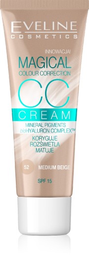 Eveline Fluid Magical CC Cream No. 52 Medium Beige 3