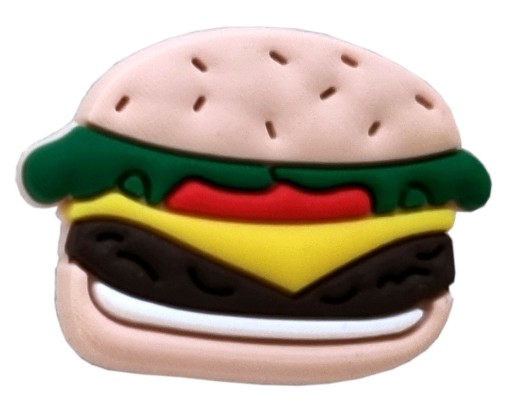 ŠPIČKA DO OBUV CROCS CROCS FOOD HAMBURGER BURGER FASTFOOD