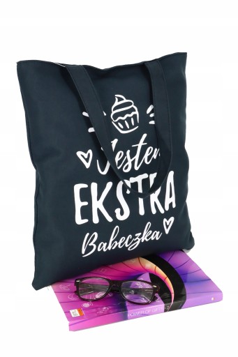 Nákupná taška EXTRA BABBLE Čierna