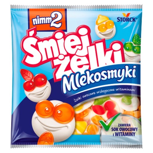 nimm2 Śmiejżelki Mlekosmyki Ovocné želé 90 g