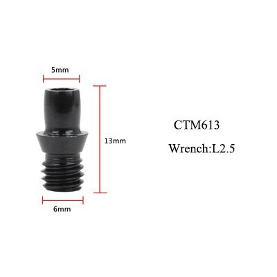 Montážny čap CNC sústružníckeho noža CTM6*19 M6x19 mm
