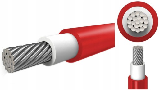 PREDLŽOVACÍ KÁBEL SOLÁRNY ČERVENÝ FV PANEL MC4 4mm 1m