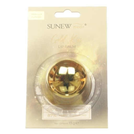 SUNEWmed GOLD KISS vanilkový balzam na pery 13 g