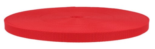 Páska na nosenie koženého popruhu 15mm - 5m Červená