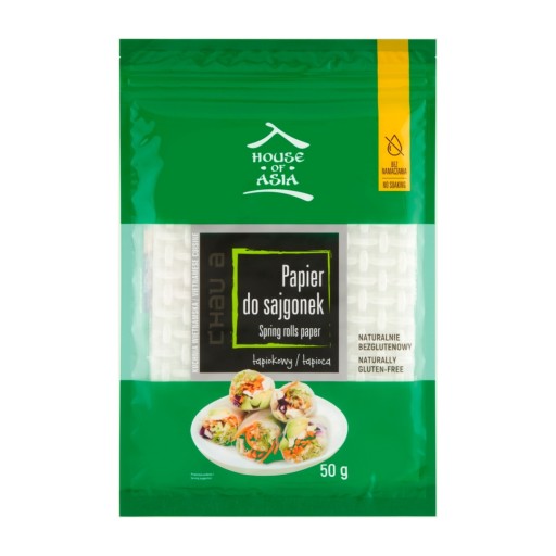 Jarný rolkový papier s tapiokou 50g House of Asia