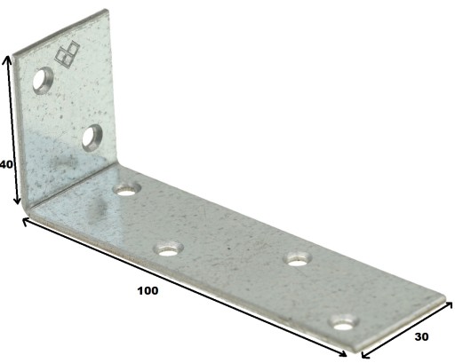 TESÁRSKY UHLOVÝ SPÁR 100x40x30 mm 5 KS