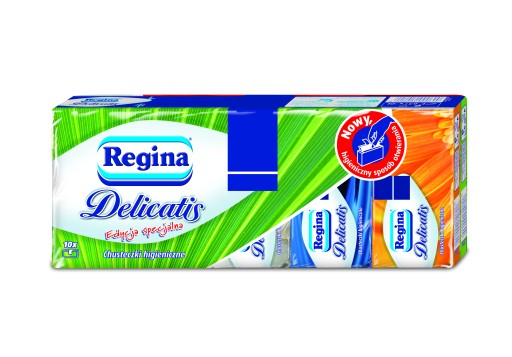 REGINA aloe vera hygienické obrúsky 4 vrstvy 10 ks