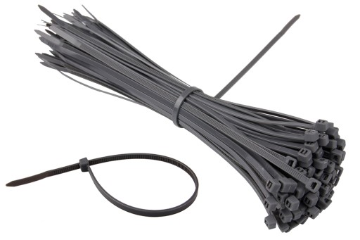 KABELOVÉ SPOJKY CLAMP TIES sťahovacie pásky na káble 3,6x100mm šedá 200 ks