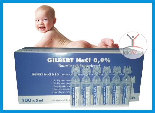 GILBERT NaCl 0,9 % fyziologický roztok 5 amp. x 5 ml