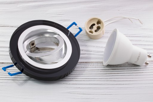 Pohyblivé GLASS halogénové svietidlo + LED GU10 6W