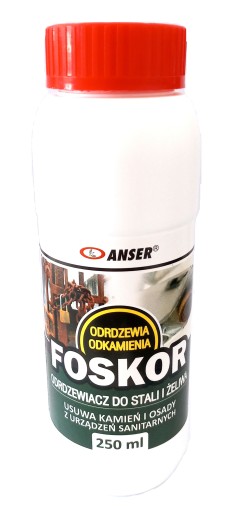 FOSOL FOSKOR odstraňovač hrdze na oceľ a liatinu 250ml