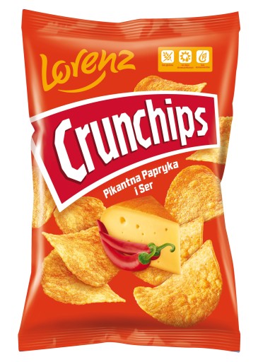 Crunchips Paprikové lupienky 140g