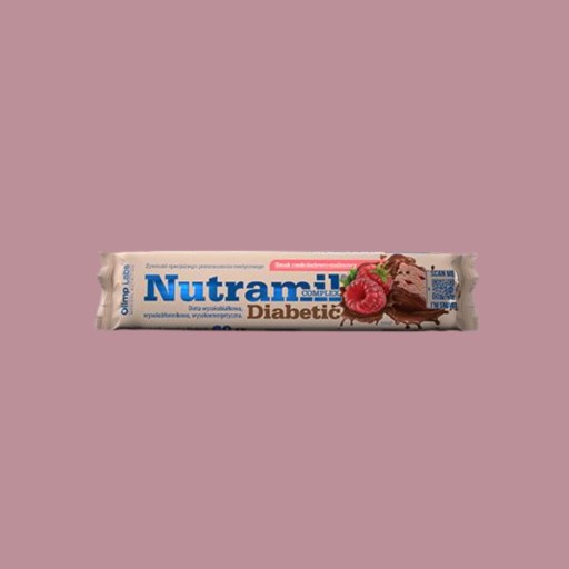 Olimp Labs Nutramil Complex Diabetická čokoládovo-malinová tyčinka 60 g