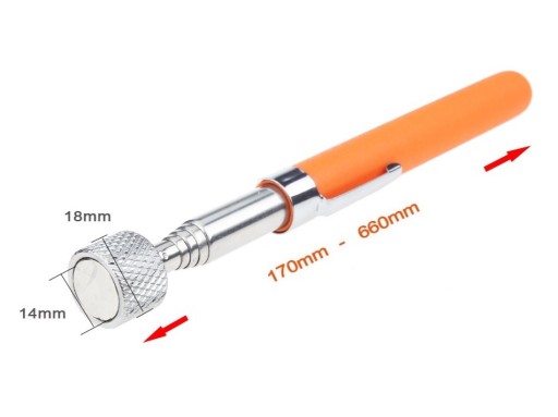 MAGNETICKÝ UCHOVÁVAČ, TELESKOPICKÝ NEODYMIOVÝ MAGNET