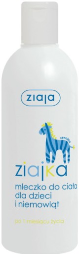 TELOVÉ MLIEKO ZIAJKA PRE DETI A BOJČATÁ