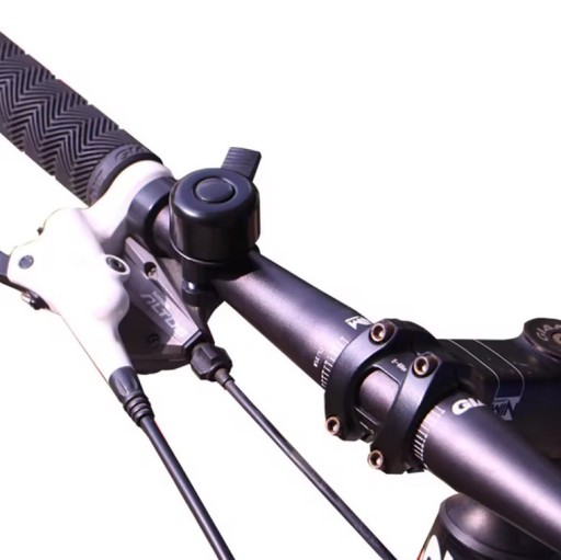Bicykel Bell Bicycle Metal Loud Urban ALUMINIUM SMALL čierny