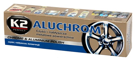 HLINÍKOVÁ ALUCHROM K2 LEŠTIACA PASTA PRE CHROM A E