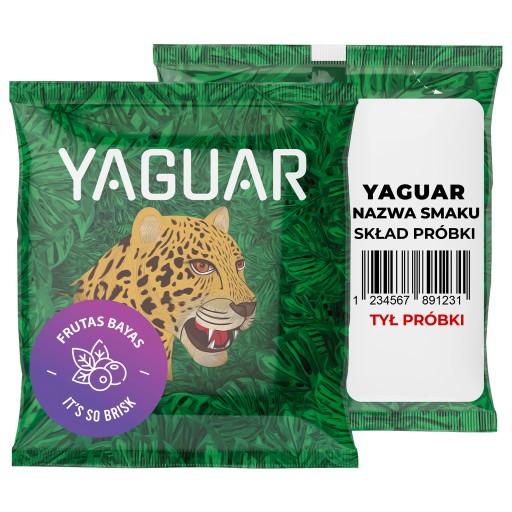 Yerba Mate Yaguar Frutas Bayas vzorka 50g
