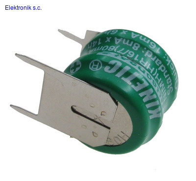 2,4V 80mAh Ni-Mh batéria pre tlač 3 piny MH80B2AL3