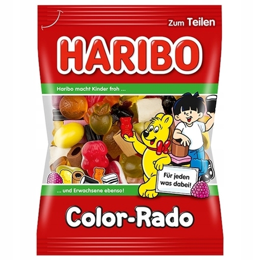 Haribo Color-Rado ovocné sladké drievko želé 175g DE