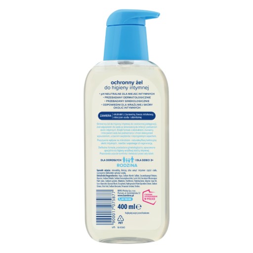 Bambino Family ochranný gél na intímnu hygienu 400 ml