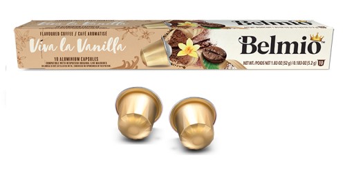 Vanilková káva Belmio pre Nespresso 10