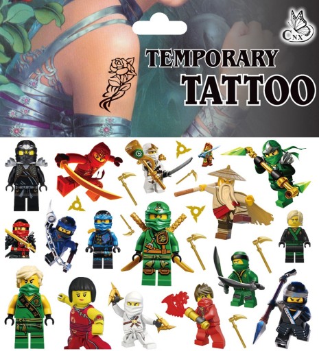 UMÝVAJÚCE TETOVANIE PRE DETI NINJAGO NINJA GO CG397