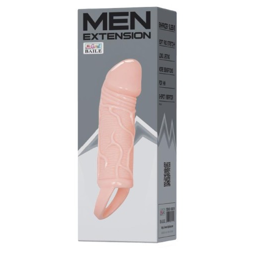 REALISTICKÝ PREDLŽOVACÍ KRYT PENISU +3CM