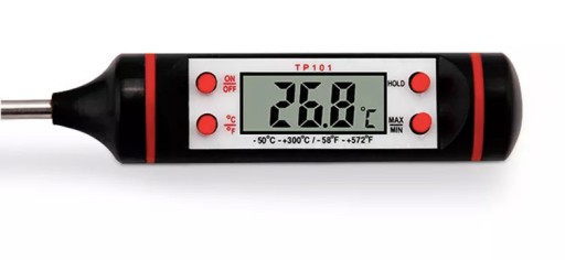 KUCHYŇSKÝ TEPLOMER Elektronický digitálny PIN pre sondu MÄSO HW210