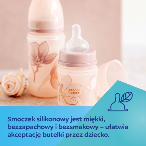 Canpol EasyStart antikoliková fľaša 120ml GOLD