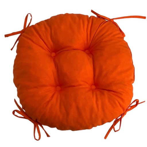Podsedák na stoličku taburetka 35cm ORANŽOVÝ CIRCLE
