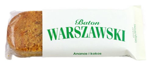 ANANÁSOVÁ A KOKOSOVÁ tyčinka bezlepková 50 g tyčinka Warsz