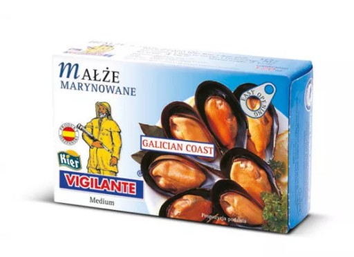 Mušle vo vlastnej omáčke 115g