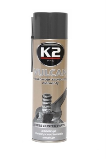 ODSTRAŇOVANIE HRDZE POMOCOU MOS2 SPREJU /0,5L/VULCAN