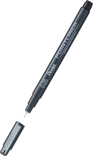 PENTEL POINTLINER ČIERNA 0,05 MM