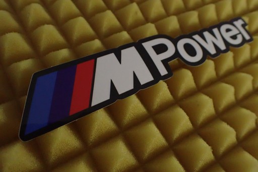 NÁLEPKA S LOGOM BMW M POWER 17,3 x 3 cm