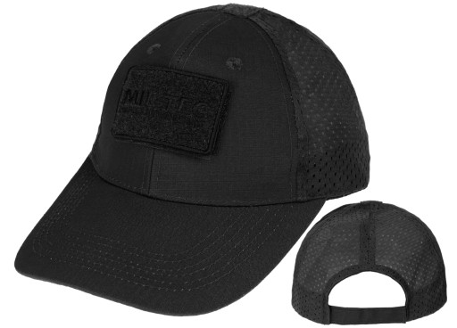 Čiapka Mil-Tec Net Baseball, čierna