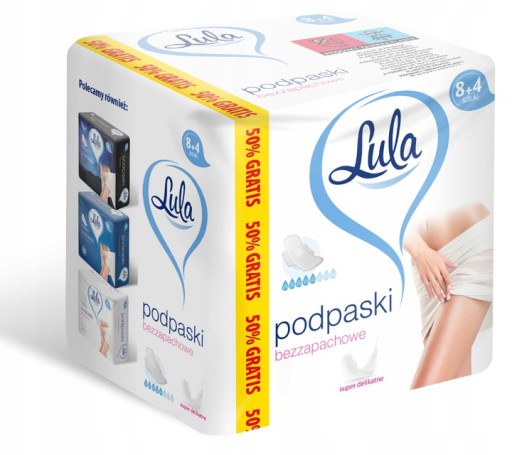 Lula hygienické vložky bez vône 12 kusov