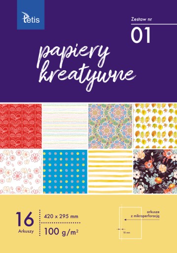 CREATIVE papier - 16 ozdobných listov 01
